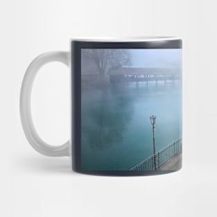 Cycling by the river Mug